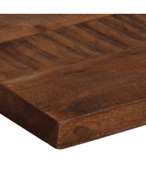 Blat de masă, 110x30x3,8cm, dreptunghiular, lemn reciclat, cu aspect rustic - WOODBB3114