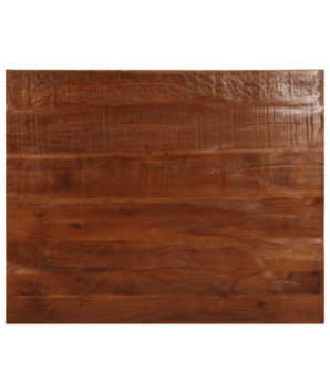 Blat de masă, 90x80x2,5 cm, dreptunghiular, lemn reciclat, cu aspect rustic - WOODBB3119