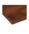 Blat masă rustic din lemn masiv reciclat, dreptunghiulară, 70x40x3,8 cm, handmade