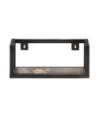 Rafturi de perete, 2 buc., 40 cm, lemn reciclat, cu aspect industrial - WOODBB329