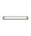 Rafturi de perete, 2 buc., 160 cm, lemn reciclat, cu aspect industrial - WOODBB330