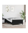 Saltea cu arcuri buzunar, fermitate medie, negru, 80x200x20 cm, textil - WOODBB3172