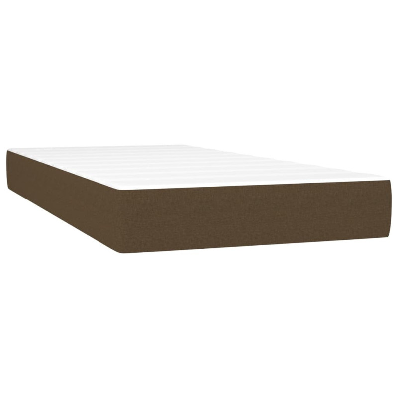 Saltea cu arcuri buzunar, fermitate medie, maro închis, 80x200x20 cm, textil - WOODBB3173 Saltea cu arcuri buzunar, fermitate medie, maro închis, 80x200x20 cm, textil - WOODBB3173