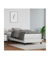 Saltea cu arcuri buzunar, fermitate medie, alb, 80x200x20 cm, piele ecologică - WOODBB3178 Saltea cu arcuri buzunar, fermitate medie, alb, 80x200x20 cm, piele ecologică - WOODBB3178