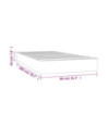Saltea cu arcuri buzunar, fermitate medie, gri deschis, 80x200x20 cm, catifea - WOODBB3181 Saltea cu arcuri buzunar, fermitate medie, gri deschis, 80x200x20 cm, catifea - WOODBB3181