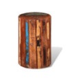 Taburet, lemn reciclat, cu aspect antichizat - WOODBB335 Taburet, lemn reciclat, cu aspect antichizat - WOODBB335