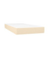 Saltea cu arcuri buzunar, fermitate medie, crem, 90x190x20 cm, textil - WOODBB3192