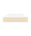 Saltea cu arcuri buzunar, fermitate medie, crem, 90x190x20 cm, textil - WOODBB3192