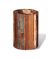 Taburet, lemn reciclat, cu aspect antichizat - WOODBB335 Taburet, lemn reciclat, cu aspect antichizat - WOODBB335
