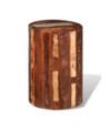 Taburet, lemn reciclat, cu aspect antichizat - WOODBB335 Taburet, lemn reciclat, cu aspect antichizat - WOODBB335