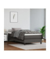 Saltea cu arcuri buzunar, fermitate medie, gri, 90x190x20 cm, piele ecologică - WOODBB3196 Saltea cu arcuri buzunar, fermitate medie, gri, 90x190x20 cm, piele ecologică - WOODBB3196