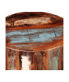 Taburet, lemn reciclat, cu aspect antichizat - WOODBB335 Taburet, lemn reciclat, cu aspect antichizat - WOODBB335