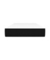 Saltea cu arcuri buzunar, fermitate medie, negru, 90x200x20 cm, textil - WOODBB3206