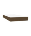 Saltea cu arcuri buzunar, fermitate medie, maro închis, 90x200x20 cm, textil - WOODBB3207 Saltea cu arcuri buzunar, fermitate medie, maro închis, 90x200x20 cm, textil - WOODBB3207