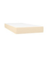 Saltea cu arcuri buzunar, fermitate medie, crem, 90x200x20 cm, textil - WOODBB3209
