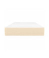 Saltea cu arcuri buzunar, fermitate medie, crem, 90x200x20 cm, textil - WOODBB3209