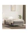Saltea cu arcuri buzunar, fermitate medie, gri deschis, 90x200x20 cm, catifea - WOODBB3217 Saltea cu arcuri buzunar, fermitate medie, gri deschis, 90x200x20 cm, catifea - WOODBB3217