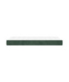 Saltea cu arcuri buzunar, fermitate medie, verde închis, 90x200x20 cm, catifea - WOODBB3220