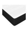 Saltea cu arcuri buzunar, fermitate medie, negru, 100x200x20 cm, textil - WOODBB3225