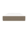 Saltea cu arcuri buzunar, fermitate medie, gri taupe, 100x200x20 cm, textil - WOODBB3227