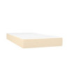 Saltea cu arcuri buzunar, fermitate medie, crem, 100x200x20 cm, textil - WOODBB3228