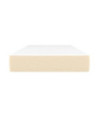 Saltea cu arcuri buzunar, fermitate medie, crem, 100x200x20 cm, textil - WOODBB3228