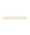 Saltea cu arcuri buzunar, fermitate medie, crem, 100x200x20 cm, textil - WOODBB3228