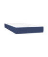 Saltea cu arcuri buzunar, fermitate medie, albastru, 100x200x20 cm, textil - WOODBB3229 Saltea cu arcuri buzunar, fermitate medie, albastru, 100x200x20 cm, textil - WOODBB3229