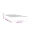 Saltea cu arcuri buzunar, fermitate medie, crem, 100x200x20 cm, piele ecologică - WOODBB3232 Saltea cu arcuri buzunar, fermitate medie, crem, 100x200x20 cm, piele ecologică - WOODBB3232