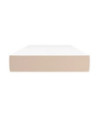 Saltea cu arcuri buzunar, fermitate medie, cappuccino, 100x200x20 cm, piele eco - WOODBB3235