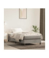 Saltea cu arcuri buzunar, fermitate medie, gri deschis, 100x200x20 cm, catifea - WOODBB3236 Saltea cu arcuri buzunar, fermitate medie, gri deschis, 100x200x20 cm, catifea - WOODBB3236
