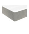 Saltea cu arcuri buzunar, fermitate medie, gri deschis, 100x200x20 cm, catifea - WOODBB3236 Saltea cu arcuri buzunar, fermitate medie, gri deschis, 100x200x20 cm, catifea - WOODBB3236