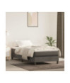 Saltea cu arcuri buzunar, fermitate medie, gri închis, 100x200x20 cm, catifea - WOODBB3237 Saltea cu arcuri buzunar, fermitate medie, gri închis, 100x200x20 cm, catifea - WOODBB3237