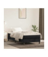 Saltea cu arcuri buzunar, fermitate medie, negru, 100x200x20 cm, catifea - WOODBB3238 Saltea cu arcuri buzunar, fermitate medie, negru, 100x200x20 cm, catifea - WOODBB3238