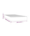 Saltea cu arcuri buzunar, fermitate medie, negru, 100x200x20 cm, catifea - WOODBB3238 Saltea cu arcuri buzunar, fermitate medie, negru, 100x200x20 cm, catifea - WOODBB3238