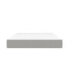 Saltea cu arcuri buzunar, fermitate medie, gri deschis, 120x200x20 cm, textil - WOODBB3242
