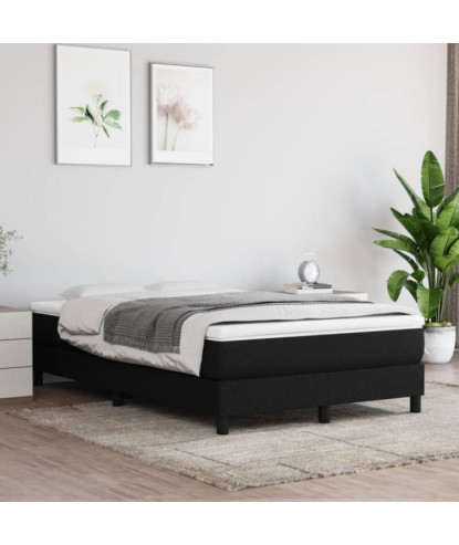Saltea cu arcuri buzunar, fermitate medie, negru, 120x200x20 cm, textil - WOODBB3244