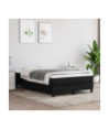 Saltea cu arcuri buzunar, fermitate medie, negru, 120x200x20 cm, textil - WOODBB3244