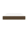 Saltea cu arcuri buzunar, fermitate medie, maro închis, 120x200x20 cm, textil - WOODBB3245