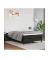 Saltea cu arcuri buzunar, fermitate medie, negru, 120x200x20 cm, piele ecologică - WOODBB3249 Saltea cu arcuri buzunar, fermitate medie, negru, 120x200x20 cm, piele ecologică - WOODBB3249