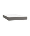 Saltea cu arcuri buzunar, fermitate medie, gri, 120x200x20 cm, piele ecologică - WOODBB3251 Saltea cu arcuri buzunar, fermitate medie, gri, 120x200x20 cm, piele ecologică - WOODBB3251