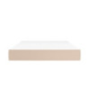 Saltea cu arcuri buzunar, fermitate medie, cappuccino, 120x200x20 cm, piele eco - WOODBB3252