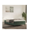 Saltea cu arcuri buzunar, fermitate medie, verde închis, 120x200x20 cm, catifea - WOODBB3256