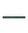 Saltea cu arcuri buzunar, fermitate medie, verde închis, 120x200x20 cm, catifea - WOODBB3256