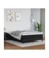 Saltea cu arcuri buzunar, fermitate medie, negru, 140x190x20 cm, piele ecologică - WOODBB3264 Saltea cu arcuri buzunar, fermitate medie, negru, 140x190x20 cm, piele ecologică - WOODBB3264