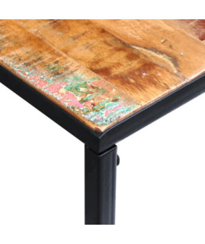 Masă consolă, 110x35x76 cm, lemn reciclat - WOODBB342