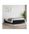 Saltea cu arcuri buzunar, fermitate medie, negru, 140x200x20 cm, textil - WOODBB3277