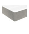 Saltea cu arcuri buzunar, fermitate medie, gri deschis, 140x200x20 cm, catifea - WOODBB3286 Saltea cu arcuri buzunar, fermitate medie, gri deschis, 140x200x20 cm, catifea - WOODBB3286