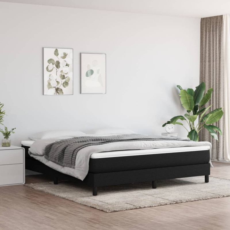 Saltea cu arcuri buzunar, fermitate medie, negru, 160x200x20 cm, textil - WOODBB3294 Saltea cu arcuri buzunar, fermitate medie, negru, 160x200x20 cm, textil - WOODBB3294