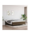 Saltea cu arcuri buzunar, fermitate medie, maro închis, 160x200x20 cm, textil - WOODBB3295